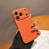 For iPhone 17 Pro Case Precise Cutouts Textured PU Leather Coated PC + TPU Phone Cover