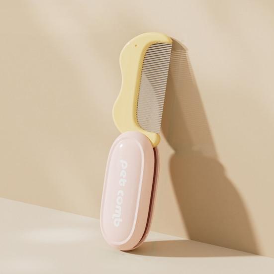 Foldable Cat Comb Flea Dirt Removal Cat Comb Reduce Shedding Versatile Pet Hair Comb Pet Grooming Tools