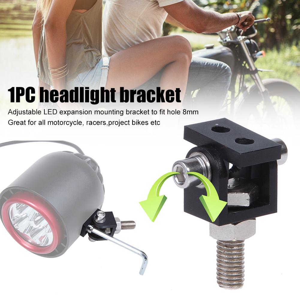 Motorcycle LED Headlight Clamps Brackets For Motorcycle Spotlights Fog Light Lamp Holder Mount Clamp Moto Accessories
