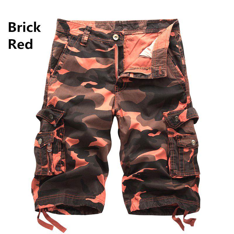 Durable And Comfortable Men's Tactical Military Army Camouflage Cargo Shorts With Multiple Pockets