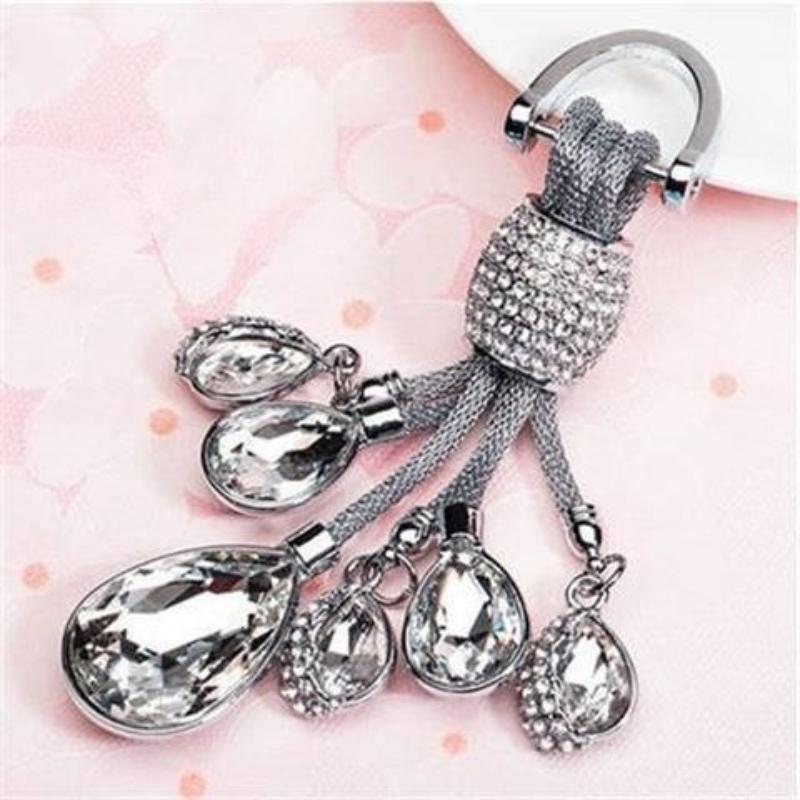 1Pc High-end Diamond Horseshoe Car Keychain for Women, Suitable for Pendant Rope