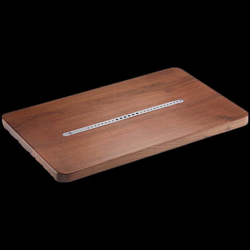 

Mingzhan MZ5004 Black Walnut Solid Wood Tea Tray