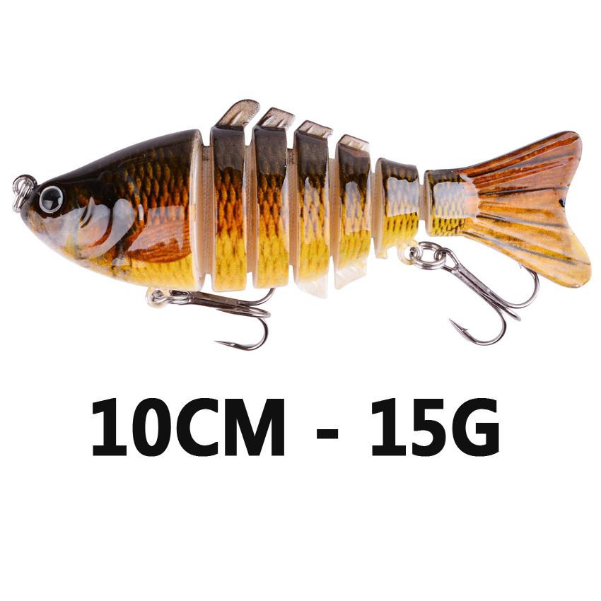 1 Pieces Fishing Lures Multi 6/7 Segments Jointed Hard Bait Wobblers Swimbait Crankbait Swim Bass For Pike Sinking
