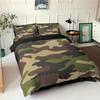 Fashion Camouflage Pattern Duvet Cover Digital Printing Bedding Three-Piece Set