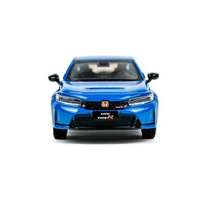 PAUDI MODEL Maßstab Diecast-Modellauto des 2023 Honda Civic blau 1/64 TYPE-R FL5,