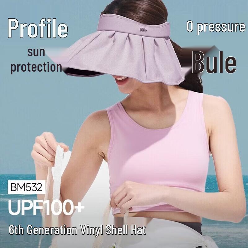 Beneunder UV Protection Wide-Brim Visor Sun Hat