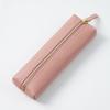 Premium Durable PU Leather Pencil Case with Handcrafted Zipper Closure Luxurious Office Holder Portable Pen Pouch