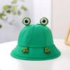 Children's Bucket Hat with Frog Eye Design Soft Fabric Lightweight Breathable Outdoor Sun Protection Hat for Toddlers and Kids