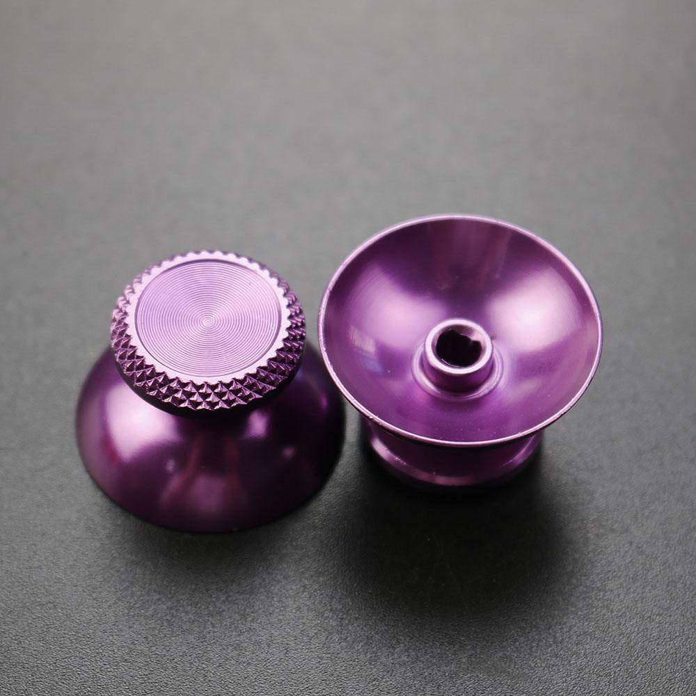 YUXI 2PCS Metal Analog Joystick Thumb Stick Grip Cap Replacement Parts for PS5 Controller Thumbstick Replacement