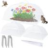 Pop Up Plant Protector Cover For Vegetable Garden With High-Density Mesh Anti Bird And Insect Barrier