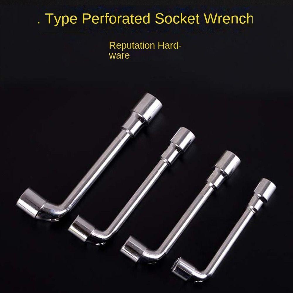 Elbow Hardware Tools 7-shaped Socket Wrench Durable Perforated Wrench