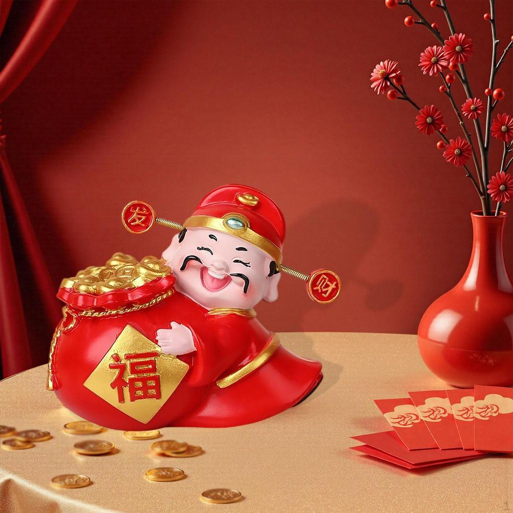 God Statue, , Collector's Item, Ideal Gift, Feng Shui Figurine, Desk Decoration for Parties,