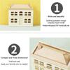 1:12 Dollhouse Miniature Cute Villa Small House Model Decor Toy Play House Toy