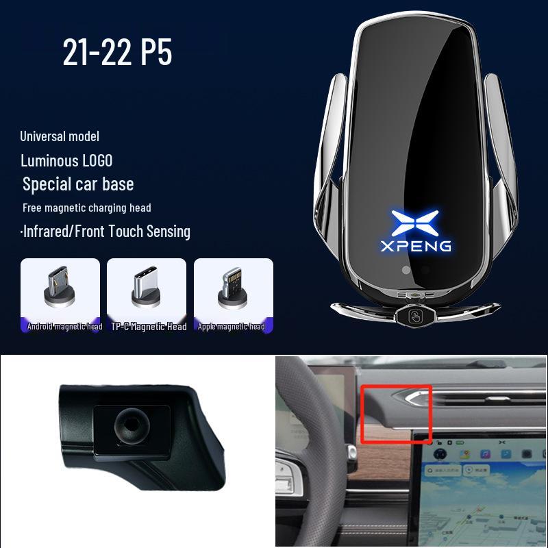XPeng G3/P7/P5 Magnetic Wireless Fast Charging Phone Holder with Smart Sensor for Air Vent.