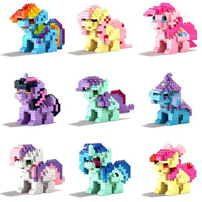 My Little Pony Bausteine Lega Equestria Girls Figur Twilight Sparkle Bausteine Zeichentrickfigur Spielzeug Für Kinder