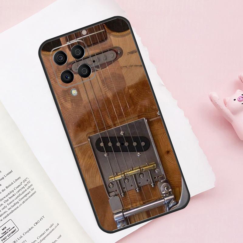 Guitar Violin Fiddle Music Case For Samsung Galaxy M15 M35 M55 M51 M31 M21 M11 M16 M36 M56 M53 M12 M32 M52 M14 M34 M54