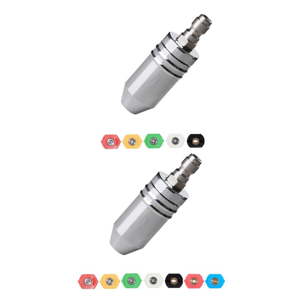 Rotating Nozzle for Deck Cleaning, Concrete Patios, Paint Preparation, Sidewalks, Lawn Furniture Ceramic Core Metal with Orifice