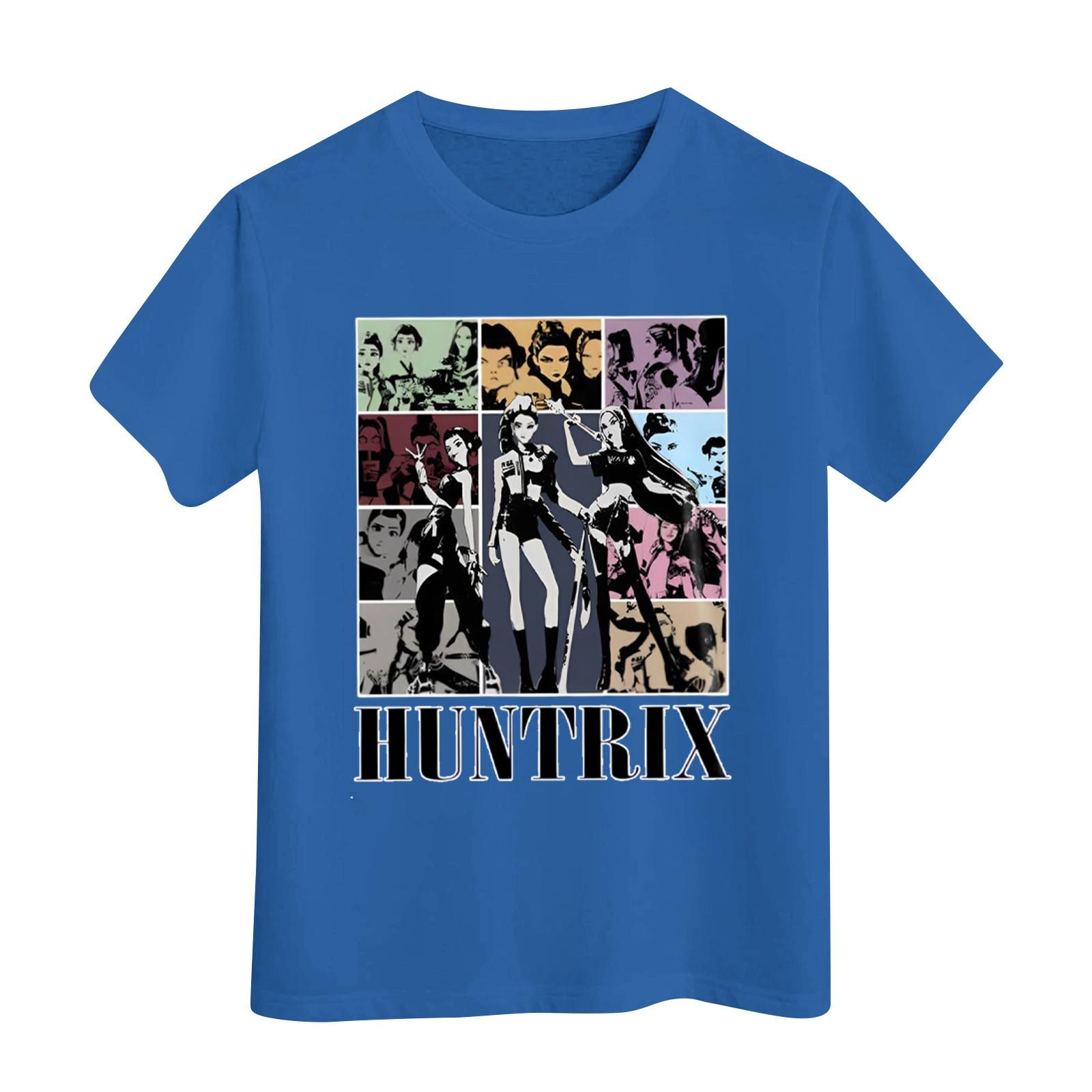 

Футболка с короткими рукавами и круглым вырезом для мальчиков и девочек 150 синий