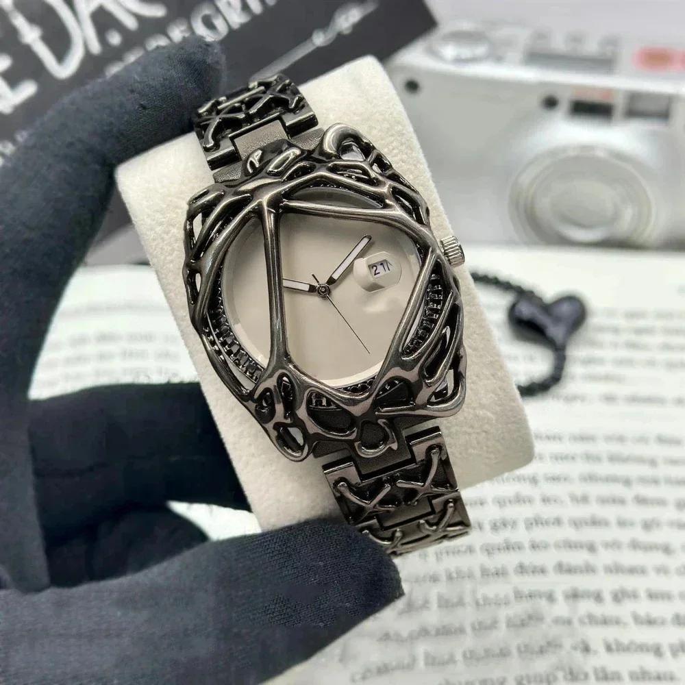 Antique Alabaster Quartz Watch Men AAA Creative Devil Claw Personalize Y2k High Quality Original Unisex Medieval Unique Clock