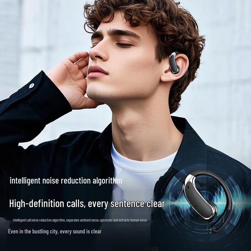 Newmine M17 Clip-On Wireless Bluetooth Earphones with AI Translation