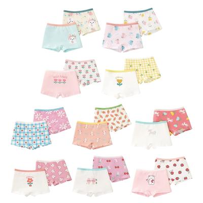 Girls' Underpants Cotton Panties Kids Cartoon Printed Underwear