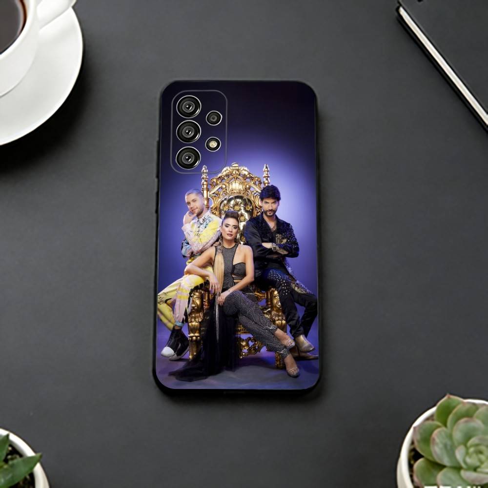 

La-La Reina Del Flow Phone Case For Samsung S25,S24,S21,S22,S23,S30,Ultra,S20,Plus,Fe,Soft Silicone Black Cover Samsung S24fe