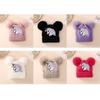 Baby Girl Hat Knit Baby Winter Hat Cute Baby Beanies for Girls Thick Warm Toddlers Double Pompoms Cap for 1-4 Yeas Old