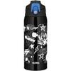 Thermos Water Bottle, Vacuum Insulated 2-Way Bottle, 0.8L/0.83L, Black Blue, Direct Drinking, Includes Cup, For Children, Going to Kindergarten or Sch
