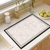 Kitchen Absorbent Draining Mat Super Absorbent Coffee Dish Large Drying Mat Quick Dry Bathroom Drain Pad Kitchen Faucet Placemat
