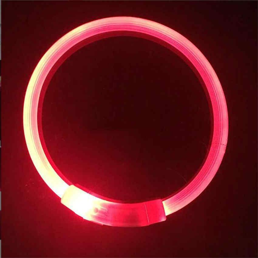 Rechargeable LED Dog Collar Light USB Glowing Dog Collars Pet Flash Luminous Collars