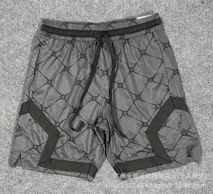 New 2026 summer loose and quick-drying men's AJ basketball shorts printed trendy sports casual pants source wholesale