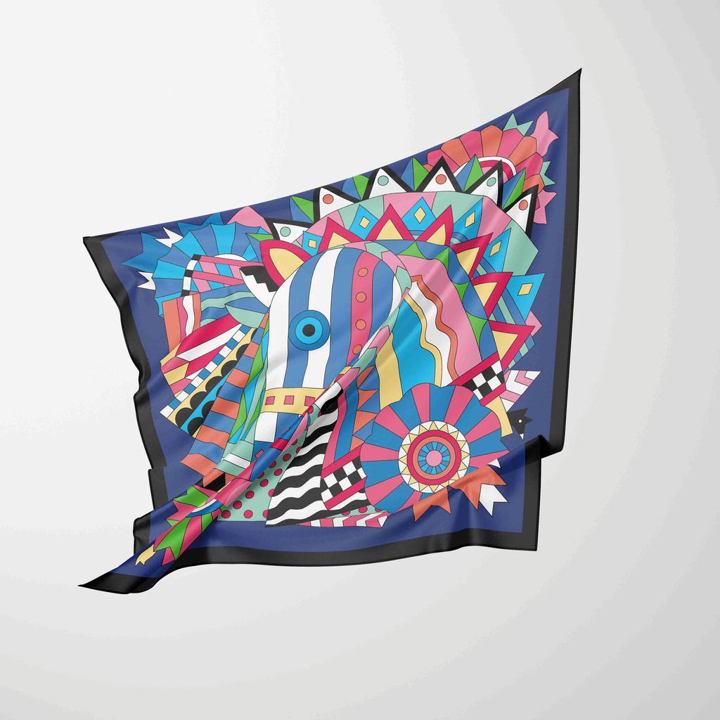 70cm*70cm  Silk Square  Scarf Women Neck Hair Tie Band Beach Hijab Kerchief Chiffon Head Headbands Bandana Female Foulard