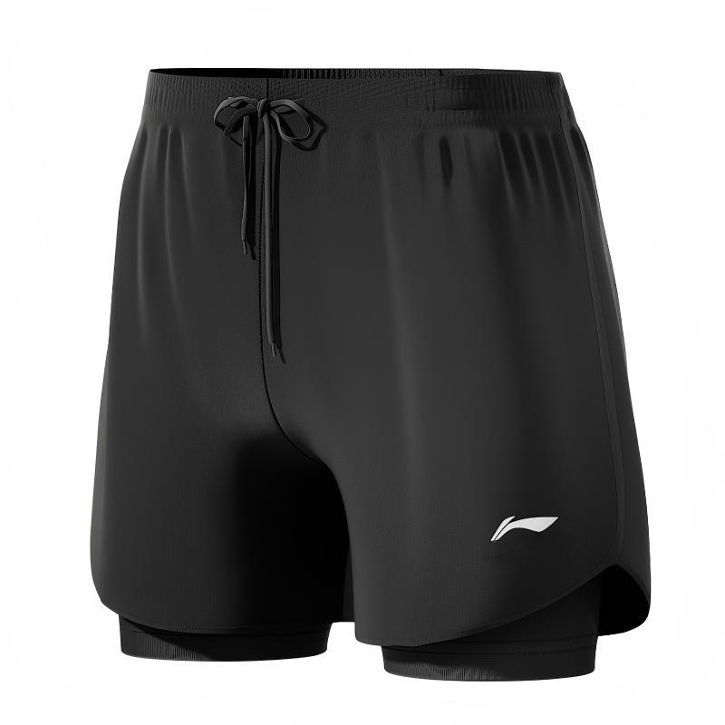 

Li-Ning Quick-Dry Five-Point Beach Shorts Men shorts Black LSKT607 L