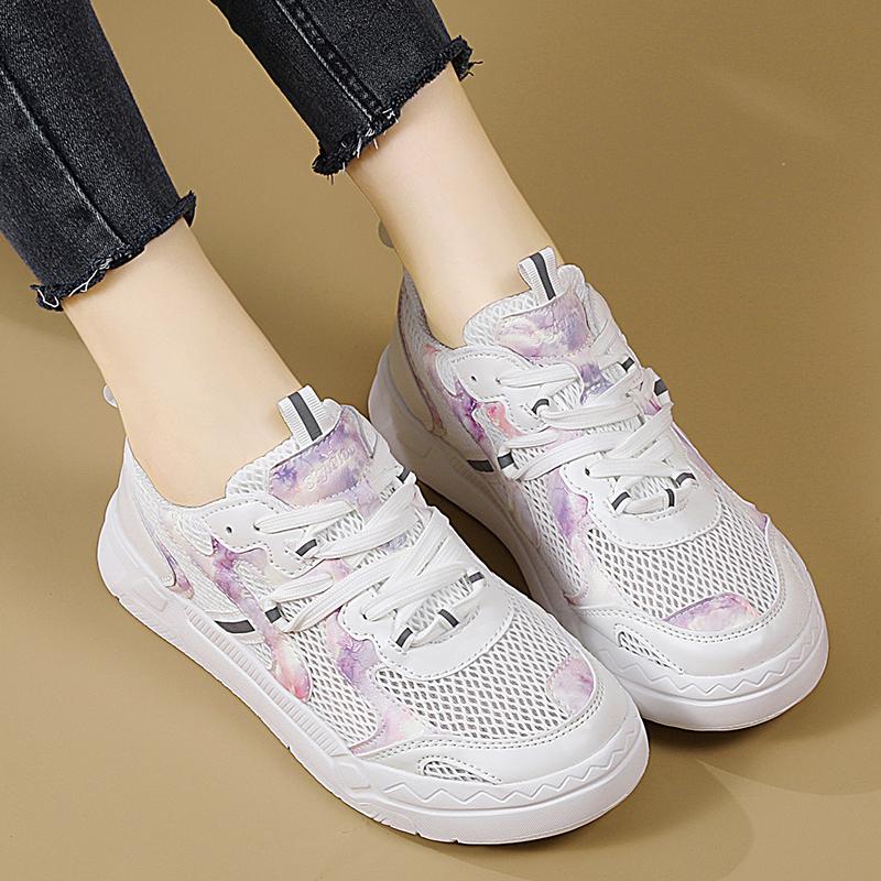 Fashion New Arrival Designer Street Sneaker Womens Fashion Sports Shoes Graffiti Personality Sneaker Fancy Skateboard Hip Hop Shoes Men