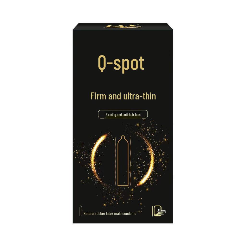 Q-point Надтонкі, Довготривалі, Гладкі та З крапками Презервативи 001