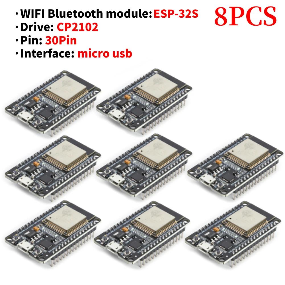 ESP32 WROOM-32 Development Board 5V TYPE-C CH340C WiFi+Bluetooth Ultra-Low Power Consumption SPI Flash 32Mbits Wireless Module