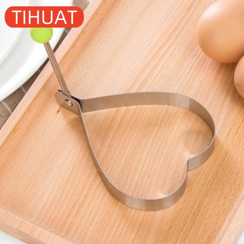 Formă clătite cu ouă prăjite Formă circulară pentru ouă din oțel inoxidabil în formă de inimă