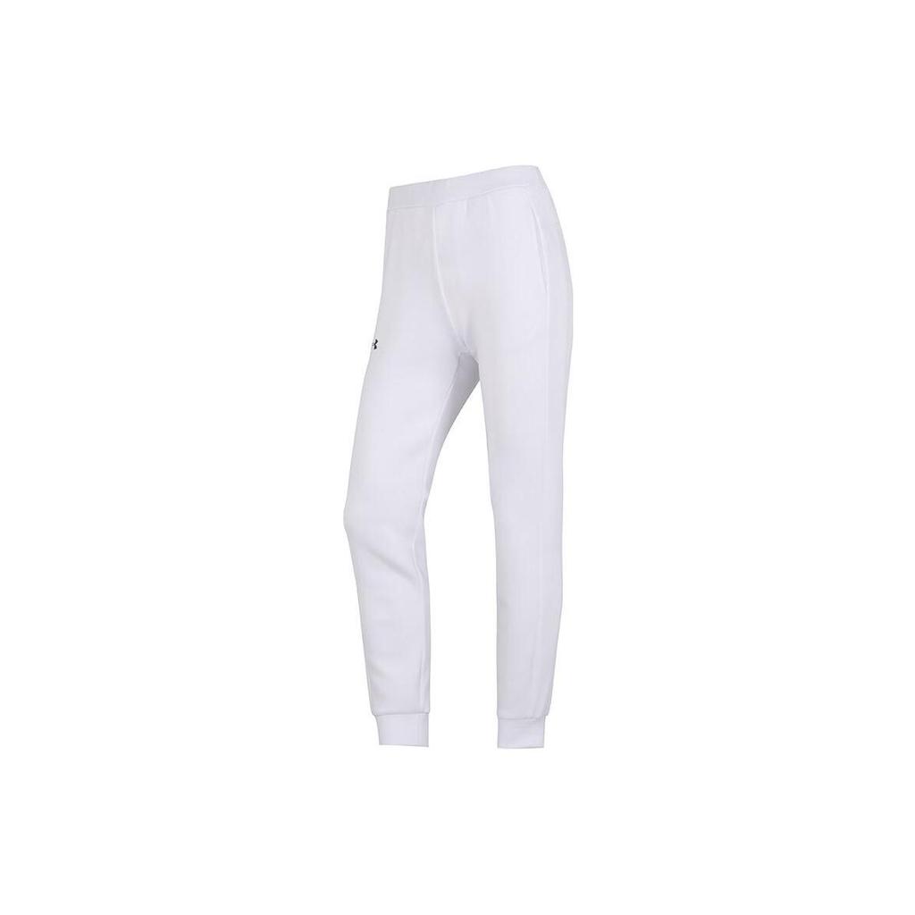 Under Armour Solid Color Fitness Training Pants Women bottoms White 22600703-100