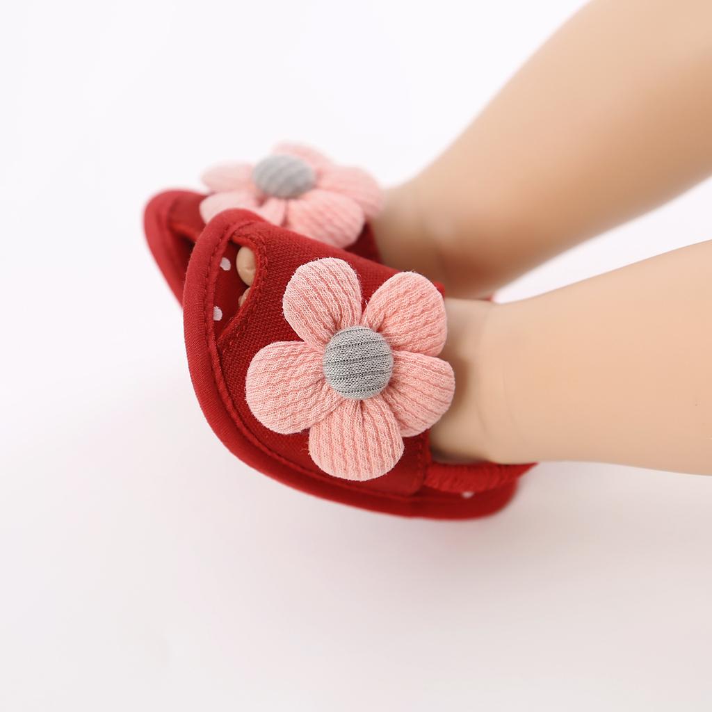 MYGGPP Sunflower Baby Princess Sandals Baby Sandals Female Small Princess Soft Bottom Summer New 0-12 Months