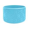 Silicone Cup Sleeve Anti-Slip Mug Boot Protective Cover for Tumbler Winter Christmas Snowflake Texture Shockproof Bottle Bottom Sleeve