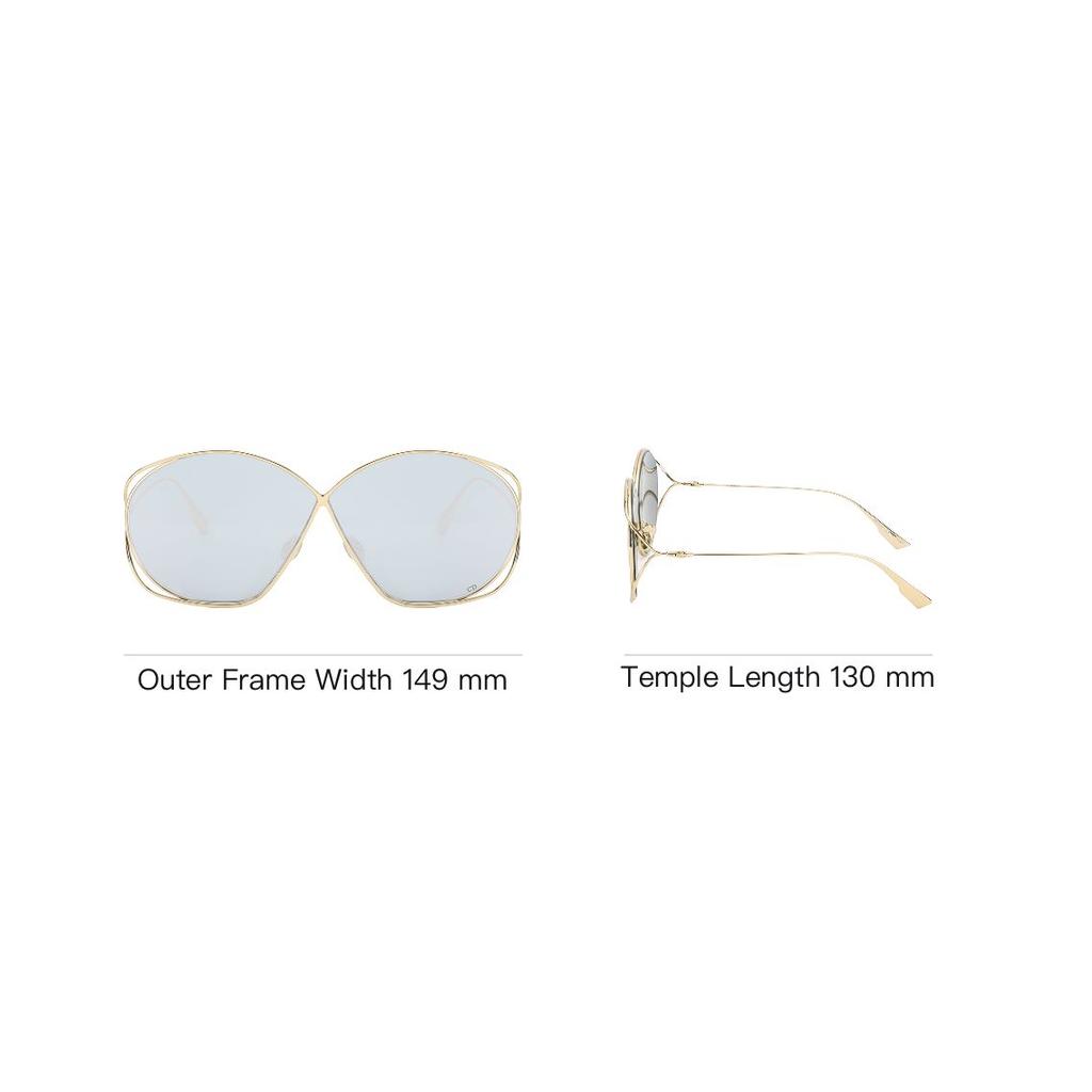 Dior Minimalist Fashion Versatile Oval Sunglasses Unisex sunglasses STELLAIRE2-8310T
