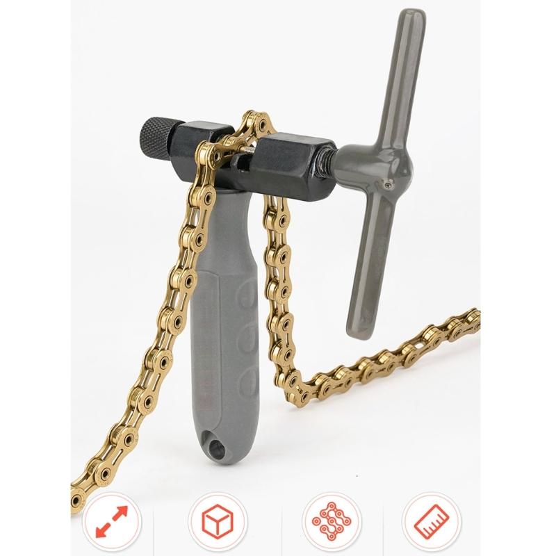 Mountain Bike Chains Extractor Cutter Device Bicycles Chain Pin Remover Bicycles Chains Remove and Install Tool Enduring