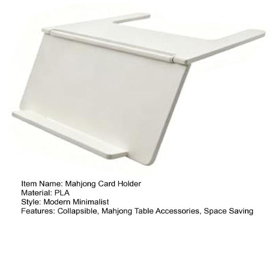 Mahjong Card Holder for Table, Collapsible Mahjong Card Angled Stand for American Mahjong Players, Mahjong Table
