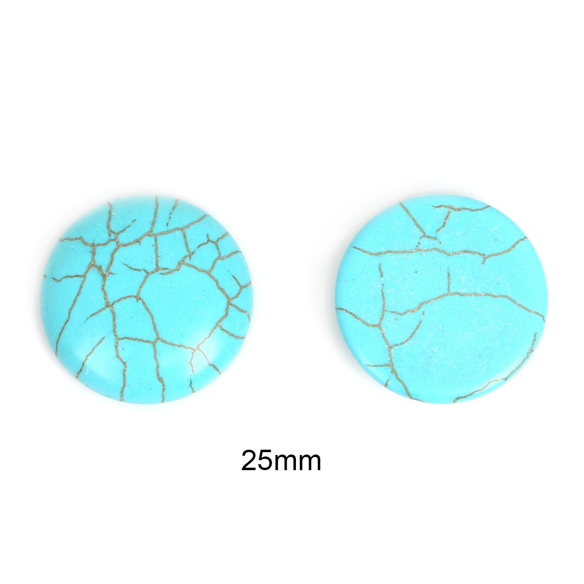 

Синтетические бирюзовые белые бусины с круглым камнем, круглые бусины для изготовления ювелирных изделий, браслет, ожерелье, ножной браслет 25mm 10pcs бирюзовый