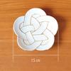 Set of 5 15cm Arita Ware Ume Musubi (Plum Rice Ball) Plates with Gold Wire, Perfect for New Year's Gifts, Gold-Trimmed ...