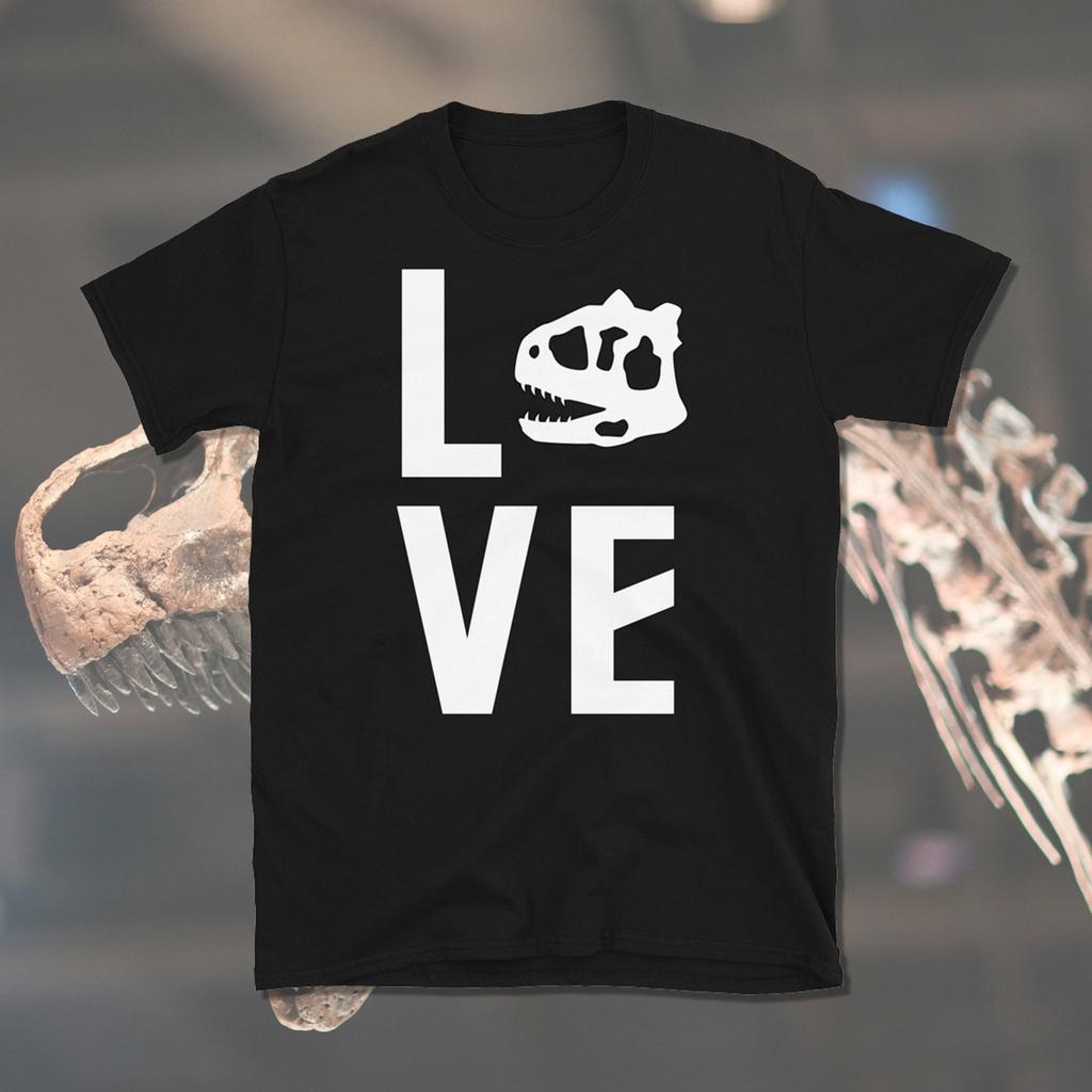 Carnotaurus Lover Shirt, Carnotaurus Skull, Dinosaur Lover Shirt, Dinosaur Gift, Paleontology Shirt, Fossil, Short-Sleeve Unisex T-Shirt