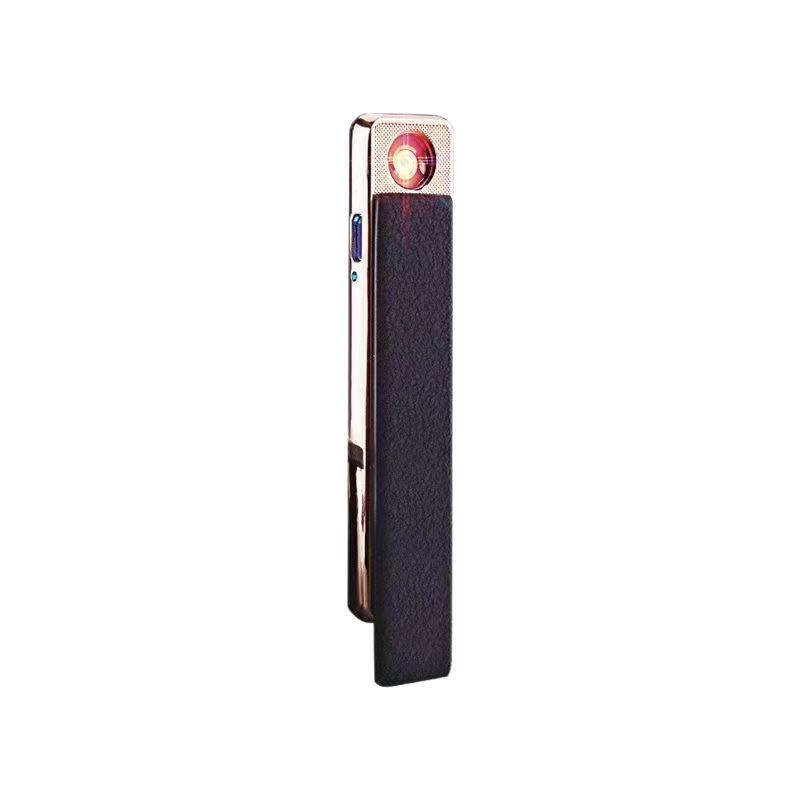 Rechargeable Ultra-Thin USB Lighter: Stylish, Silent, Mini, Portable, Men's Choice