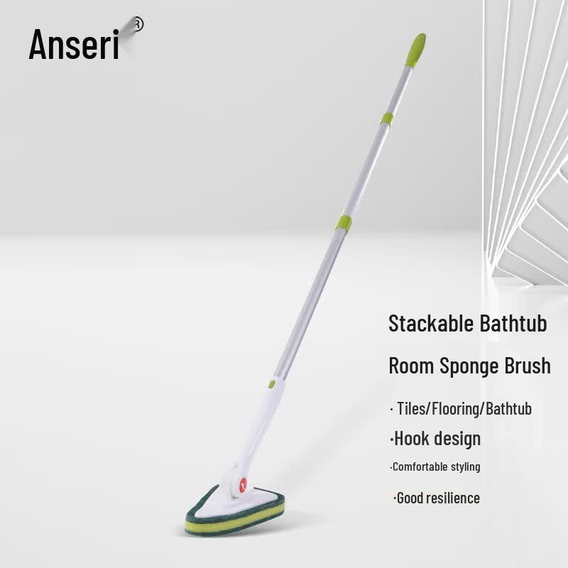 Anserui Splicable Long Handle Floor Sponge Brush