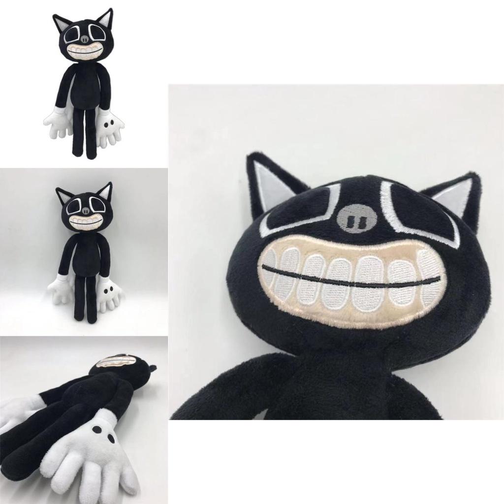 Siren Head Series Black Cat Plush Toy Soft Stuffed Doll Perfect For Horror Fans