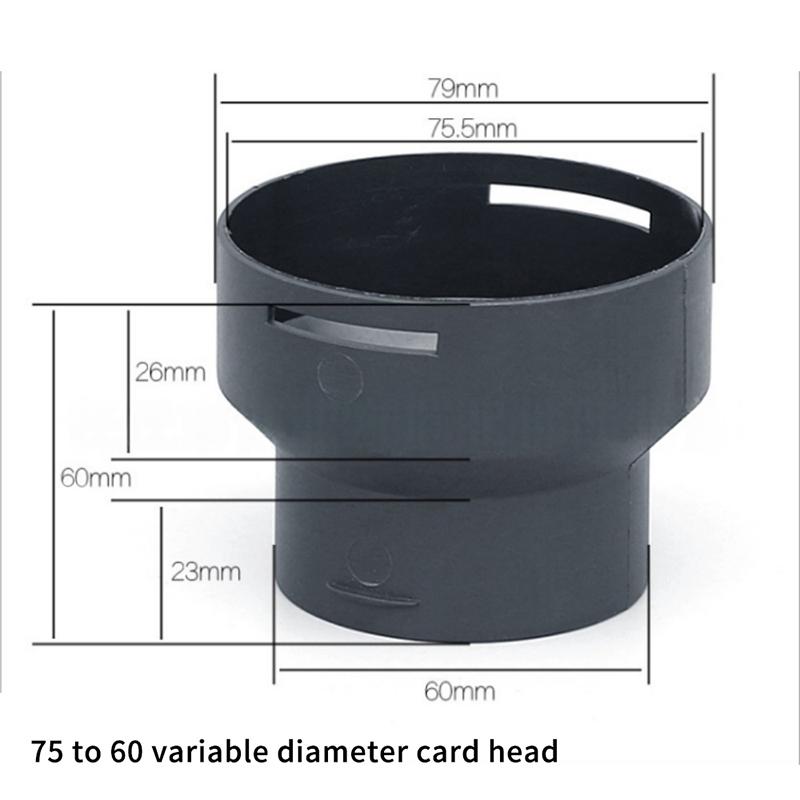 

1 шт. 42 мм 60 мм 75 мм Дизельный нагреватель Воздуховод Соединитель Черный Для Автомобиля Грузовика Фургона Автодома 60/75 мм К 42/60/75 мм Переходник